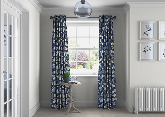 Nordic, Indigo - Made to Measure Curtains - Image 5
